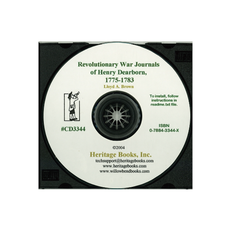 CD-Revolutionary War Journals of Henry Dearborn, 1775-1783