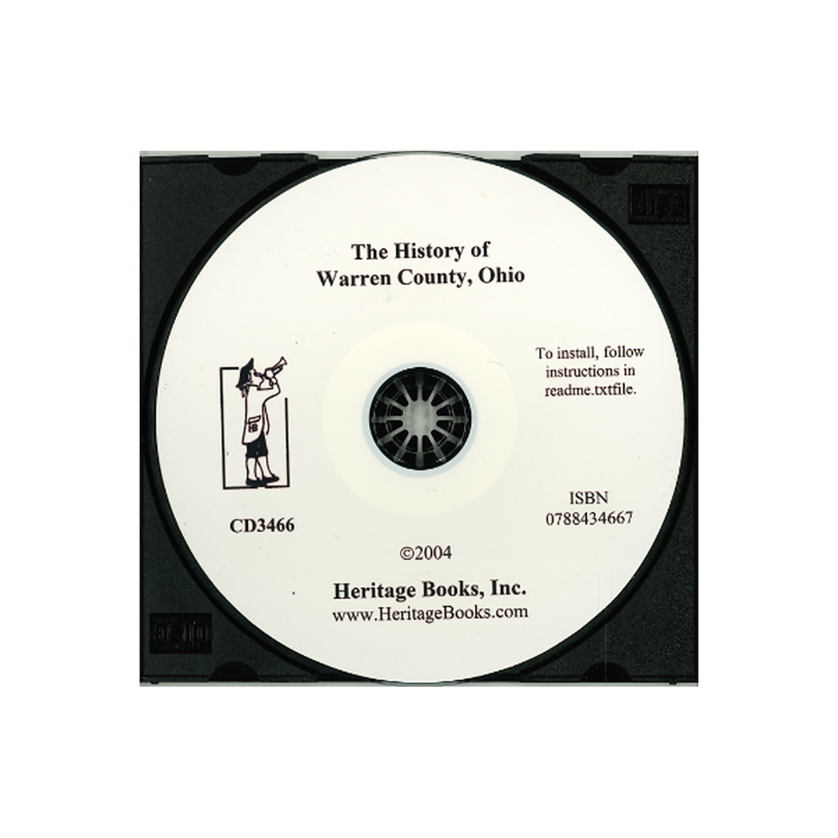 CD-The History of Warren County, Ohio Containing a History of the County