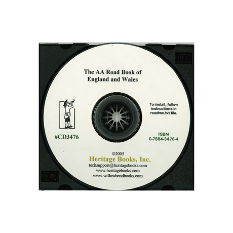 CD-The AA Road Book of England and Wales: With Gazetteer, Itineries, Maps and Town Plans