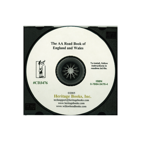 CD-The AA Road Book of England and Wales: With Gazetteer, Itineries, Maps and Town Plans