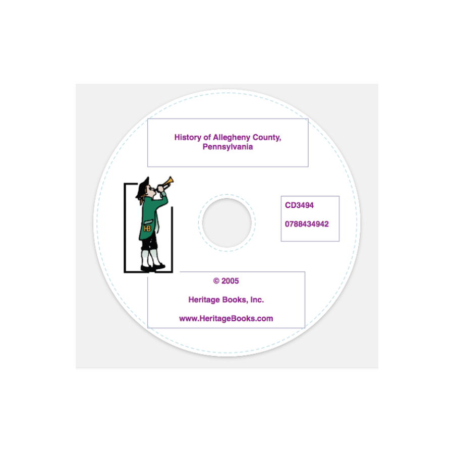 CD-History of Allegheny County, Pennsylvania