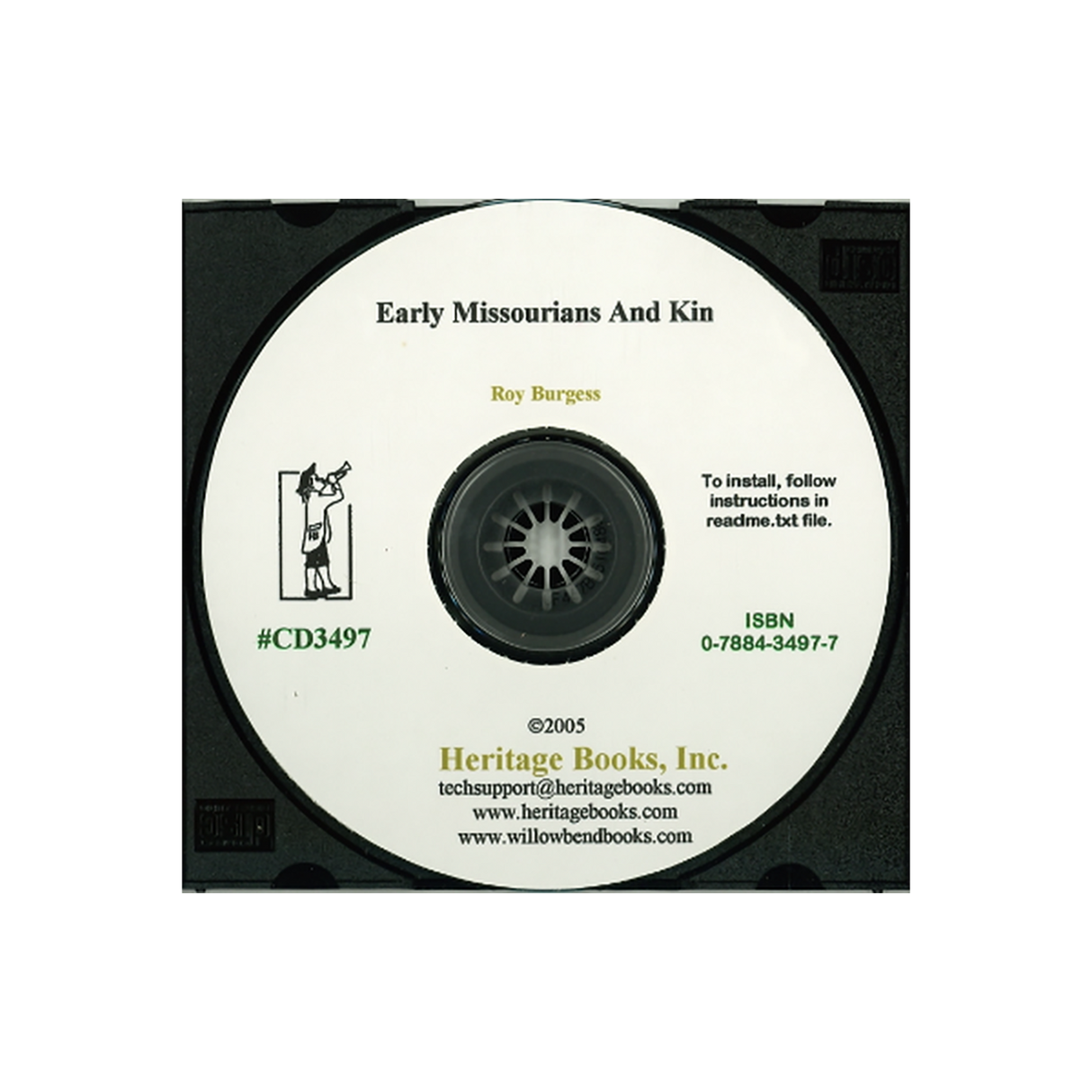 CD-Early Missourians and Kin: A Genealogical Compilation of Inter-Related Early Missouri Settlers, Their Ancestors, Descendants, and Other Kin