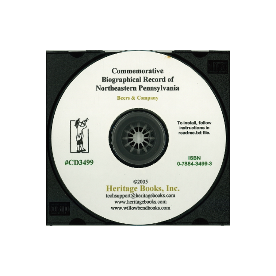 CD-Commemorative Biographical Record of Northeastern Pennsylvania