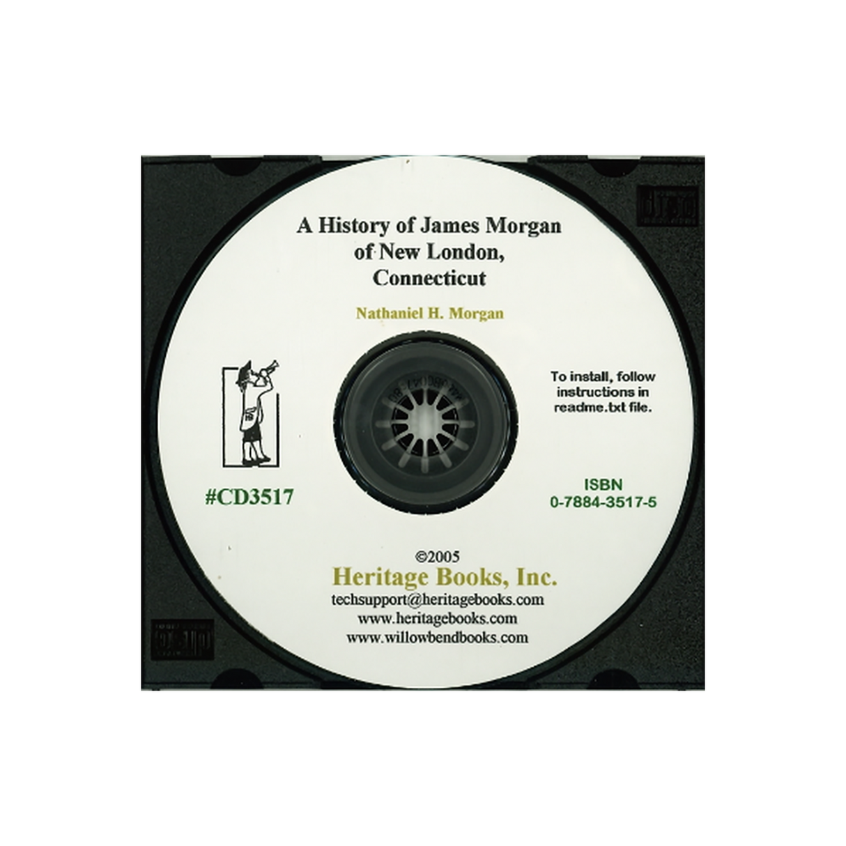 CD-A History of James Morgan of New London, Connecticut and His Descendants from 1607 to 1869