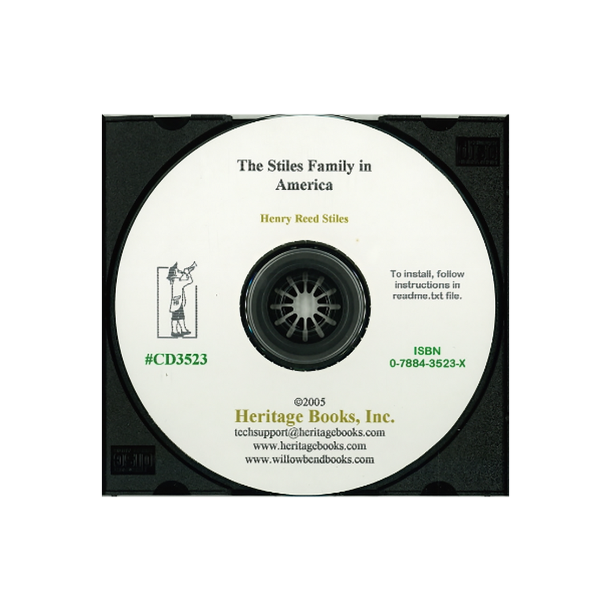 CD-The Stiles Family in America: Genealogies of the Connecticut Family