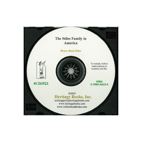 CD-The Stiles Family in America: Genealogies of the Connecticut Family