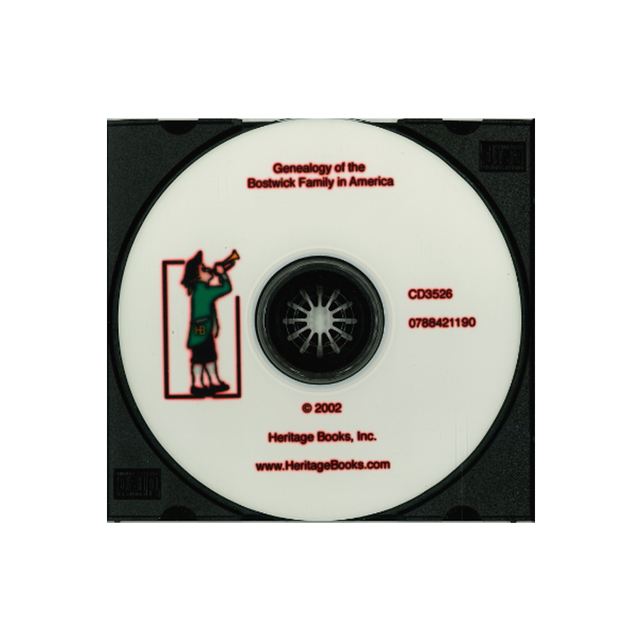 CD-Genealogy of the Bostwick Family in America