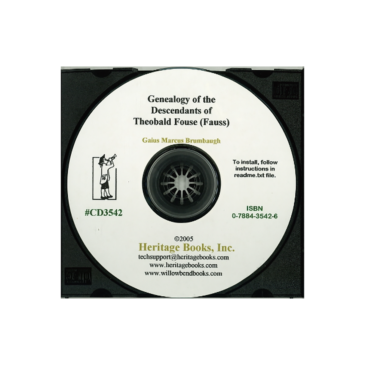 CD-Genealogy of the Descendants of Theobald Fouse (Fauss) Including Many Other Connected Families