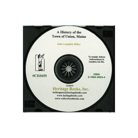 CD-A History of the Town of Union [Knox County], Maine