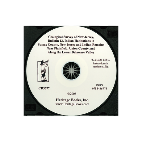 CD-Geological Survey of New Jersey, Bulletin 13