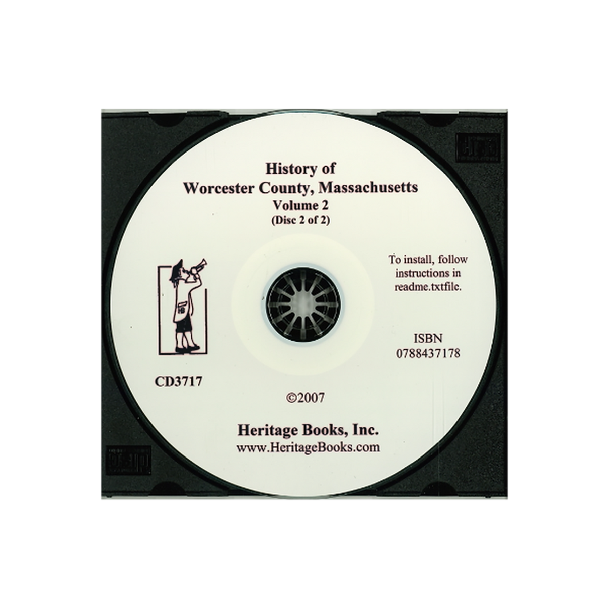 CD-History of Worcester County, Massachusetts, with Biographical Sketches of Many of Its Pioneers and Prominent Men, Volumes I and II, Disc 2