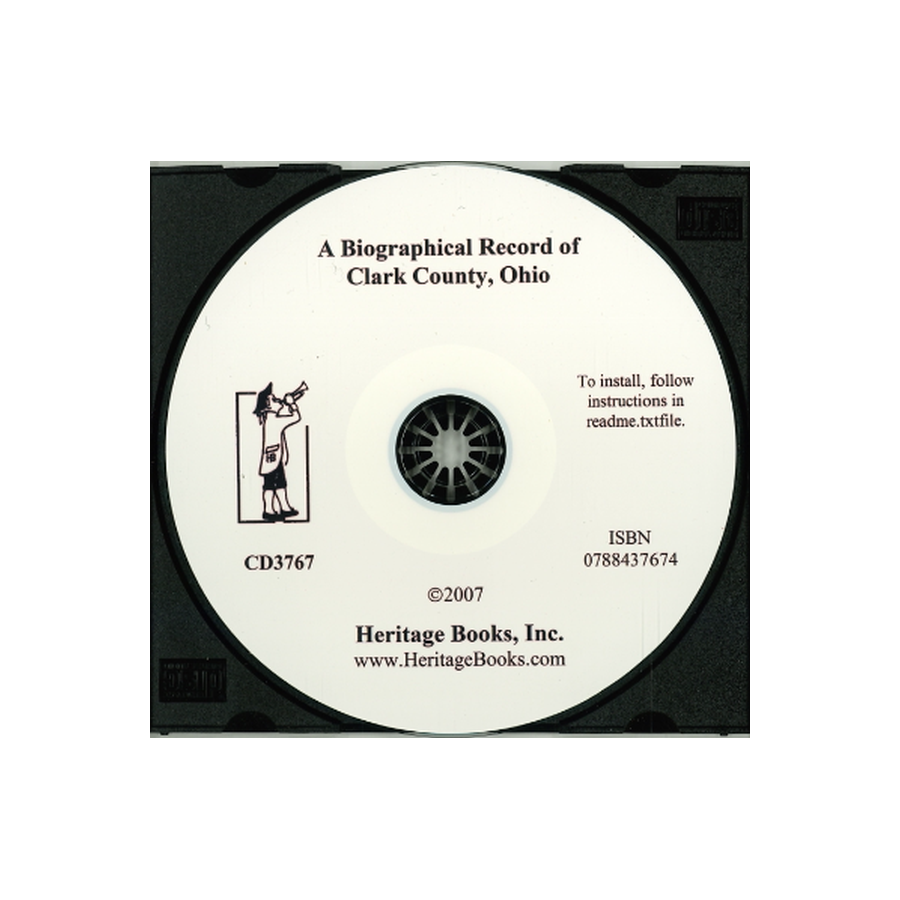 CD-A Biographical Record of Clark County, Ohio