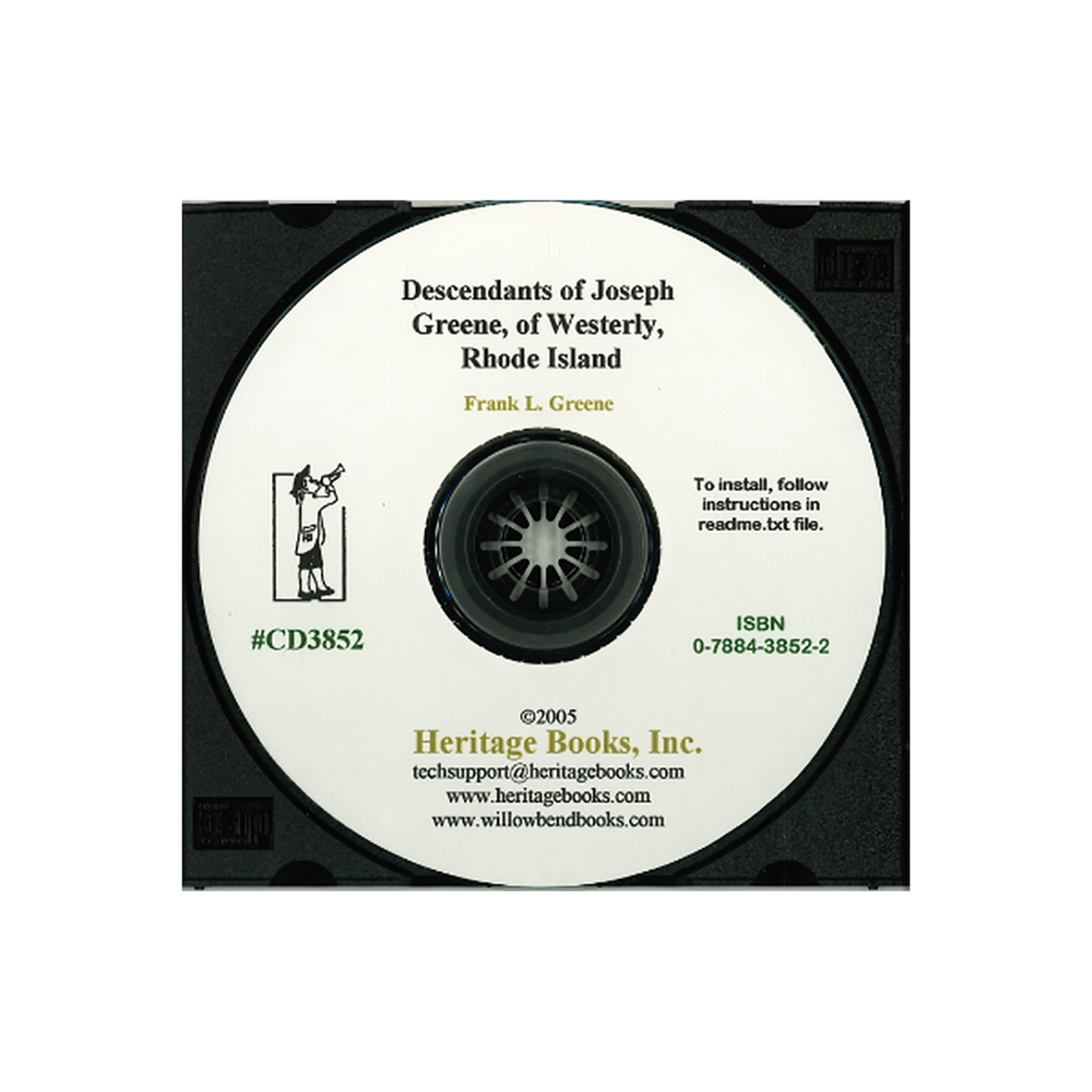 CD-Descendants of Joseph Greene, of Westerly, Rhode Island