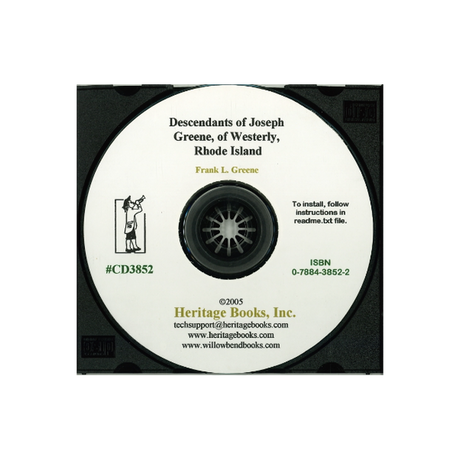 CD-Descendants of Joseph Greene, of Westerly, Rhode Island