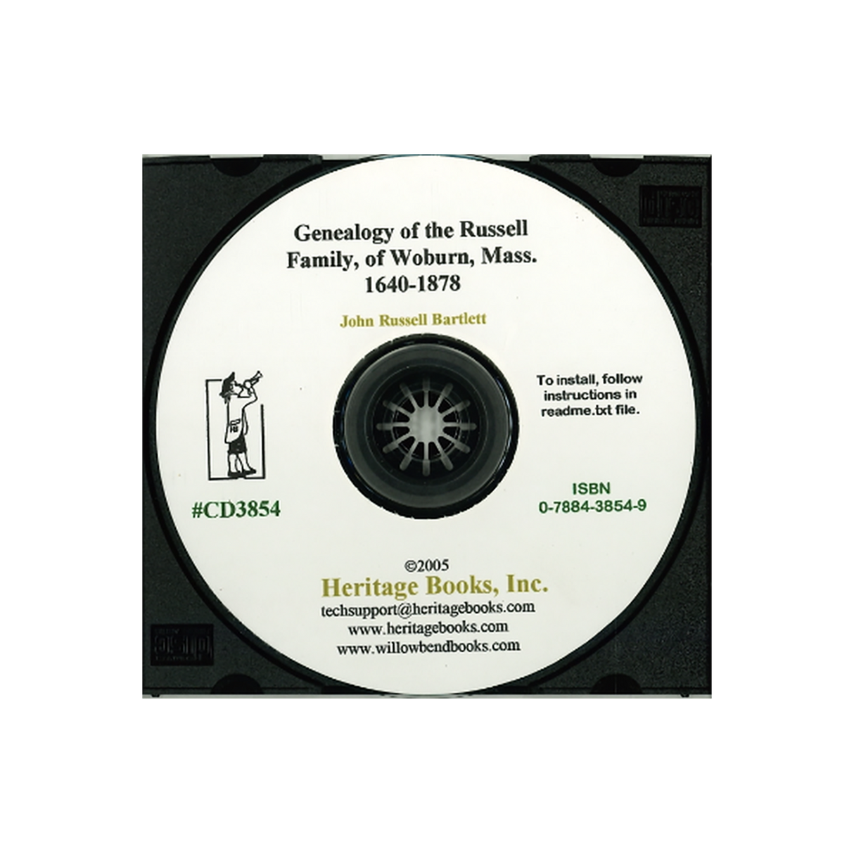 CD-Genealogy of the Russell Family of Woburn, Massachusetts 1640-1878