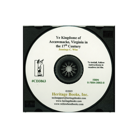 CD-Ye Kingdome of Accawmacke, Virginia in the Seventeenth Century