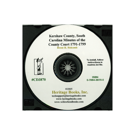 CD-Kershaw County, South Carolina Minutes of the County Court, 1791-1799