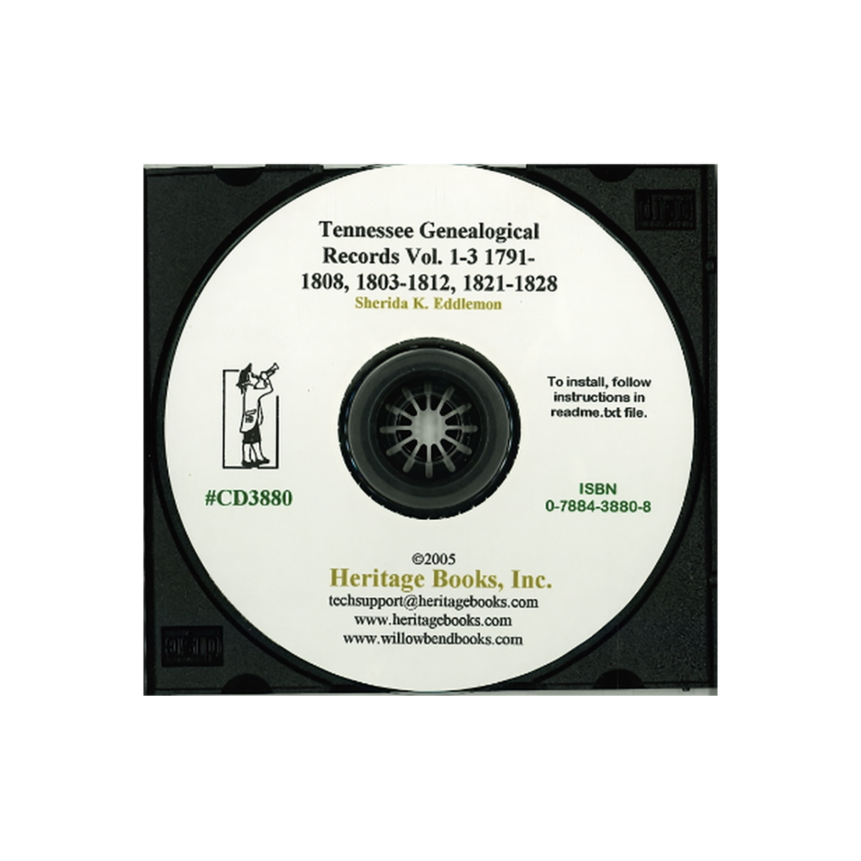 CD-Tennessee Genealogical Records, Volumes 1-3