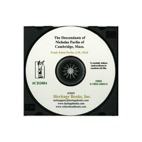 CD-The Descendants of Nicholas Parlin of Cambridge, Massachusetts