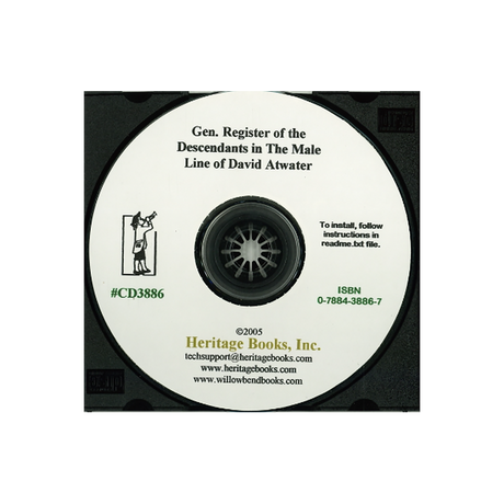 CD-The Descendants in the Male Line of David Atwater