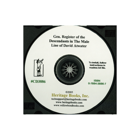 CD-The Descendants in the Male Line of David Atwater