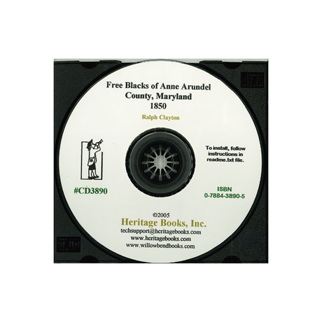 CD-Free Blacks of Anne Arundel County, Maryland 1850