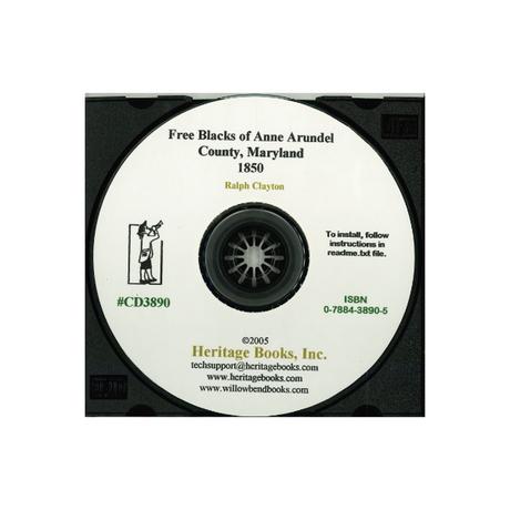 CD-Free Blacks of Anne Arundel County, Maryland 1850