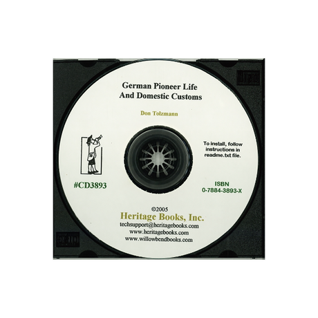 CD-German Pioneer Life and Domestic Customs