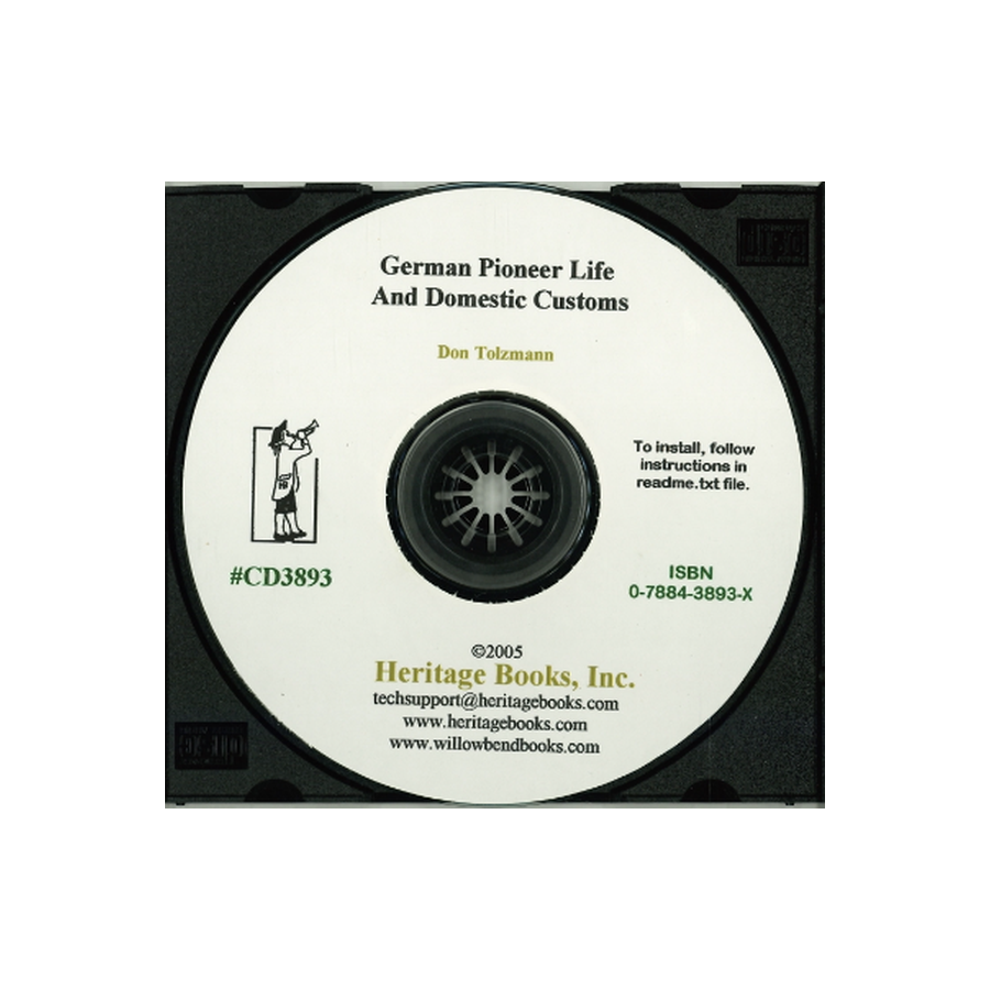 CD-German Pioneer Life and Domestic Customs