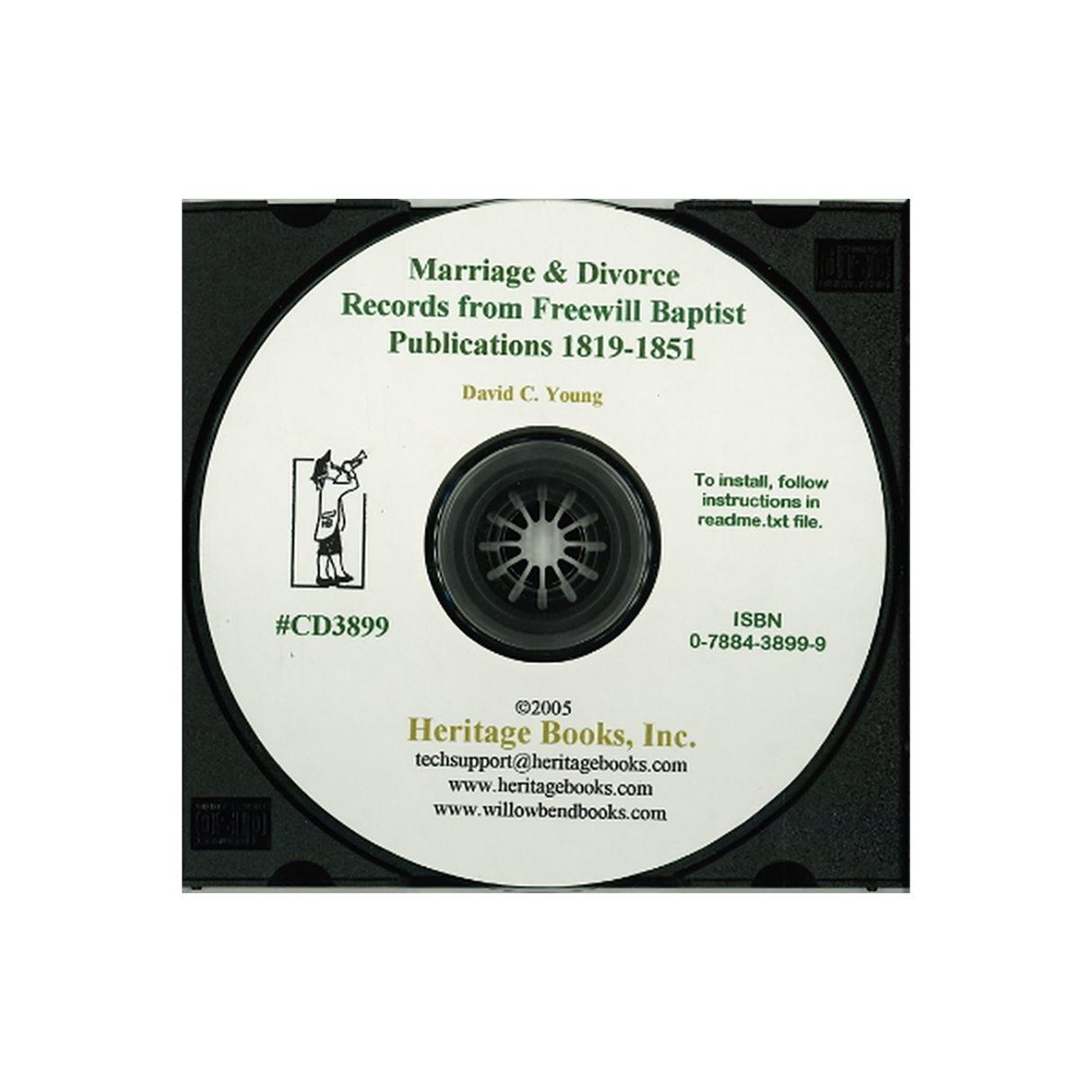 CD-Marriage and Divorce Records from Freewill Baptist Publications, 1819-1851