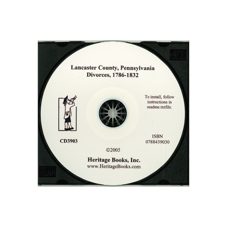 CD-Lancaster County, Pennsylvania Divorces, 1786-1832