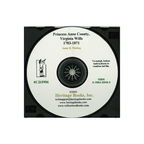 CD-Princess Anne County, Virginia Wills, 1783-1871