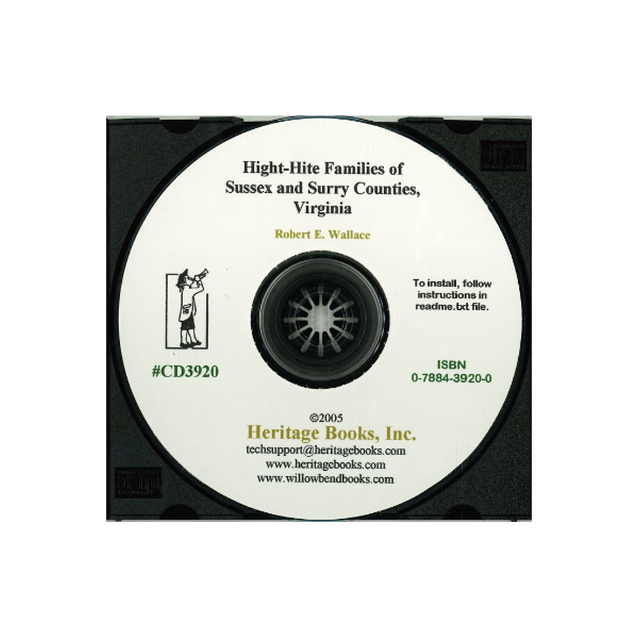 CD-Hight-Hite Families of Sussex and Surry Counties, Virginia