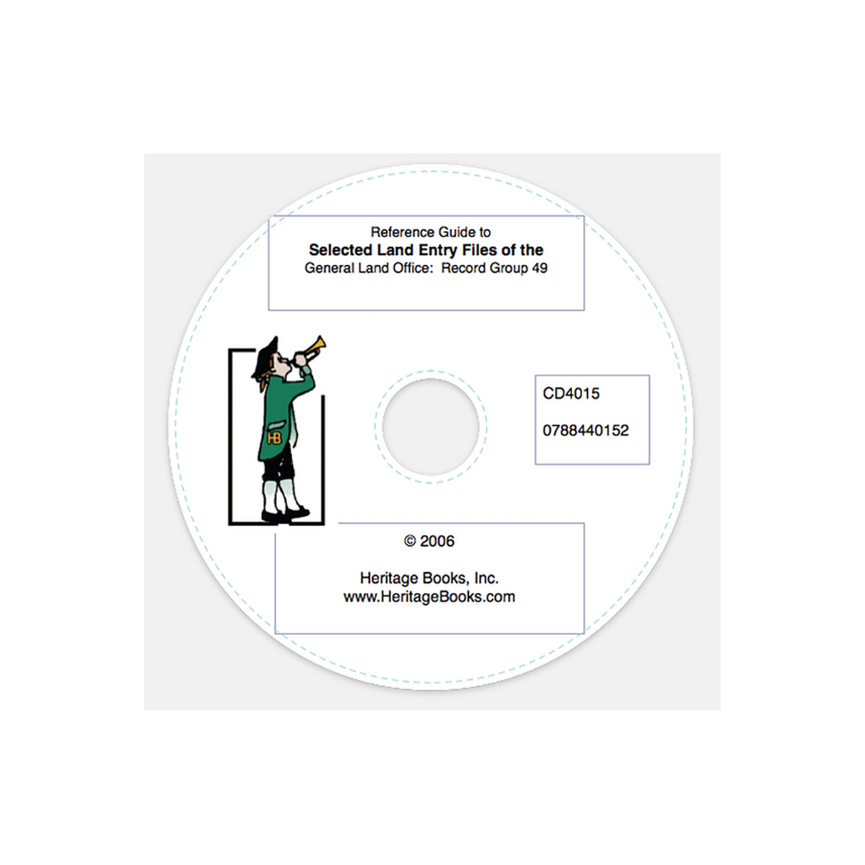CD-Reference Guide to Selected Land Entry Files of the General Land Office: Record Group 49