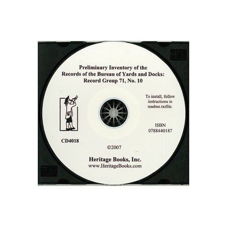 CD-Preliminary Inventory No. 10, Records of the Bureau of Yards and Docks, Record Group 71