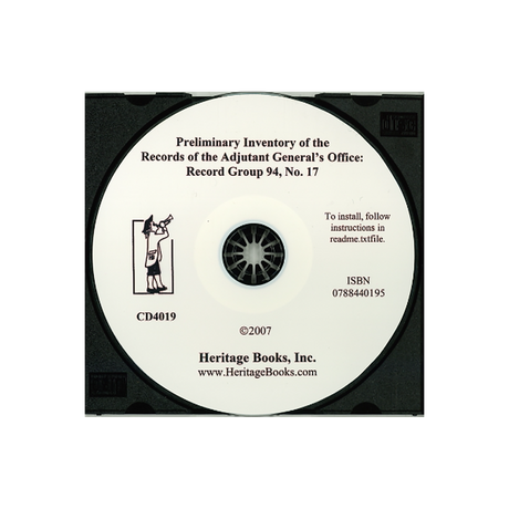 CD-Preliminary Inventory No. 17, Records of the Adjutant General's Office, Record Group 94