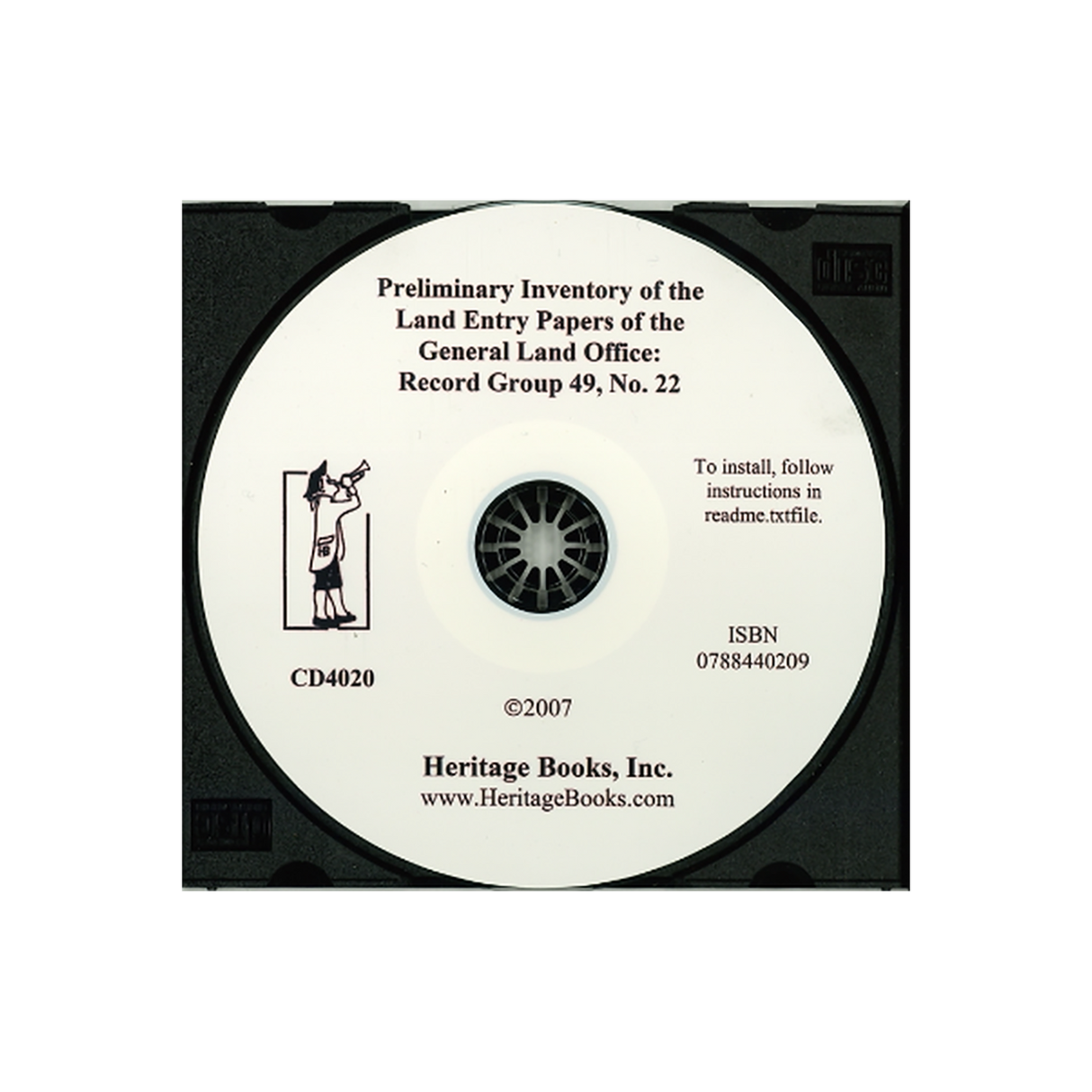 CD-Preliminary Inventory No. 22, Land Entry Papers of the General Land Office, Record Group 49