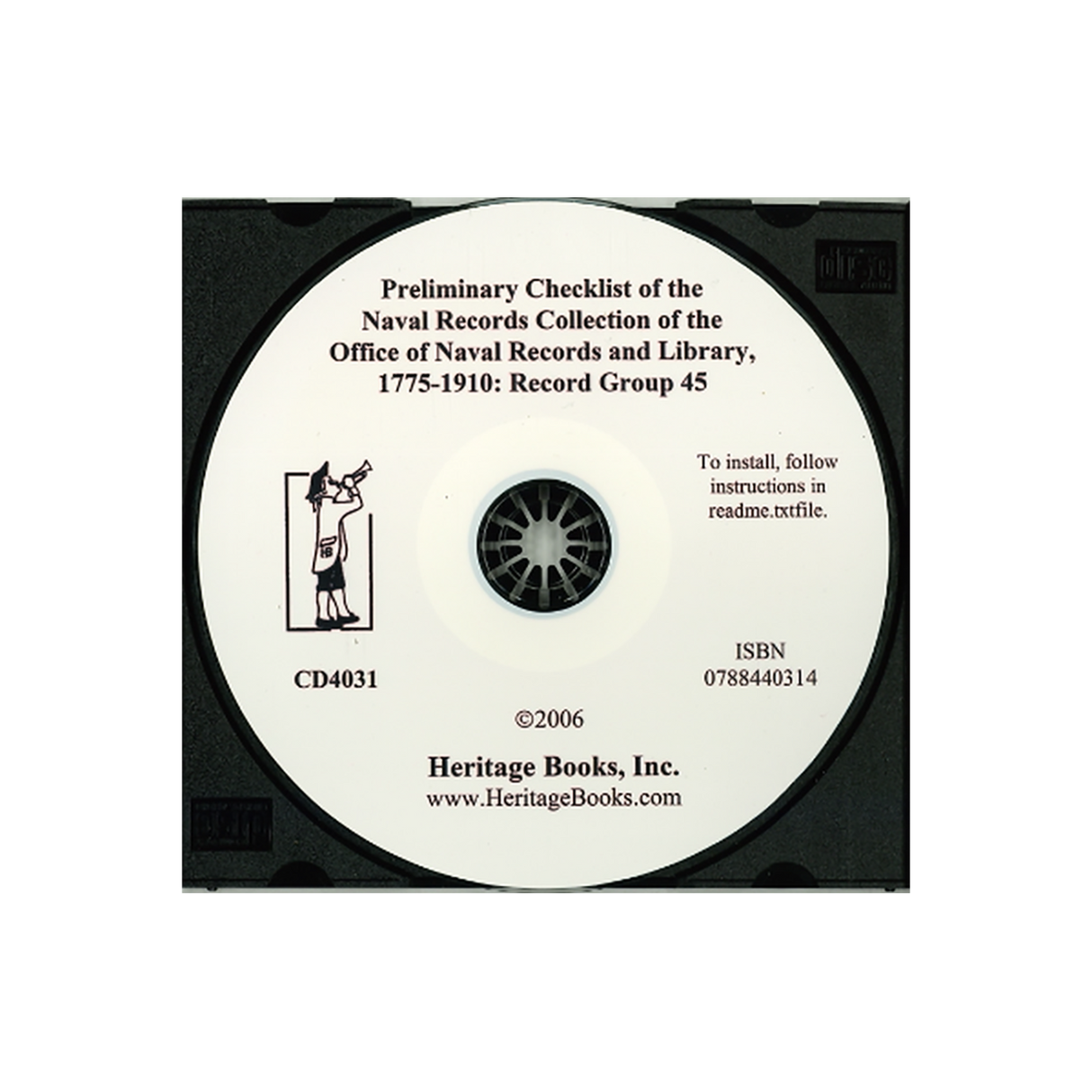 CD-Preliminary Checklist of the Naval Records Collection of the Office of Naval Records and Library, 1775-1910: Record Group 45