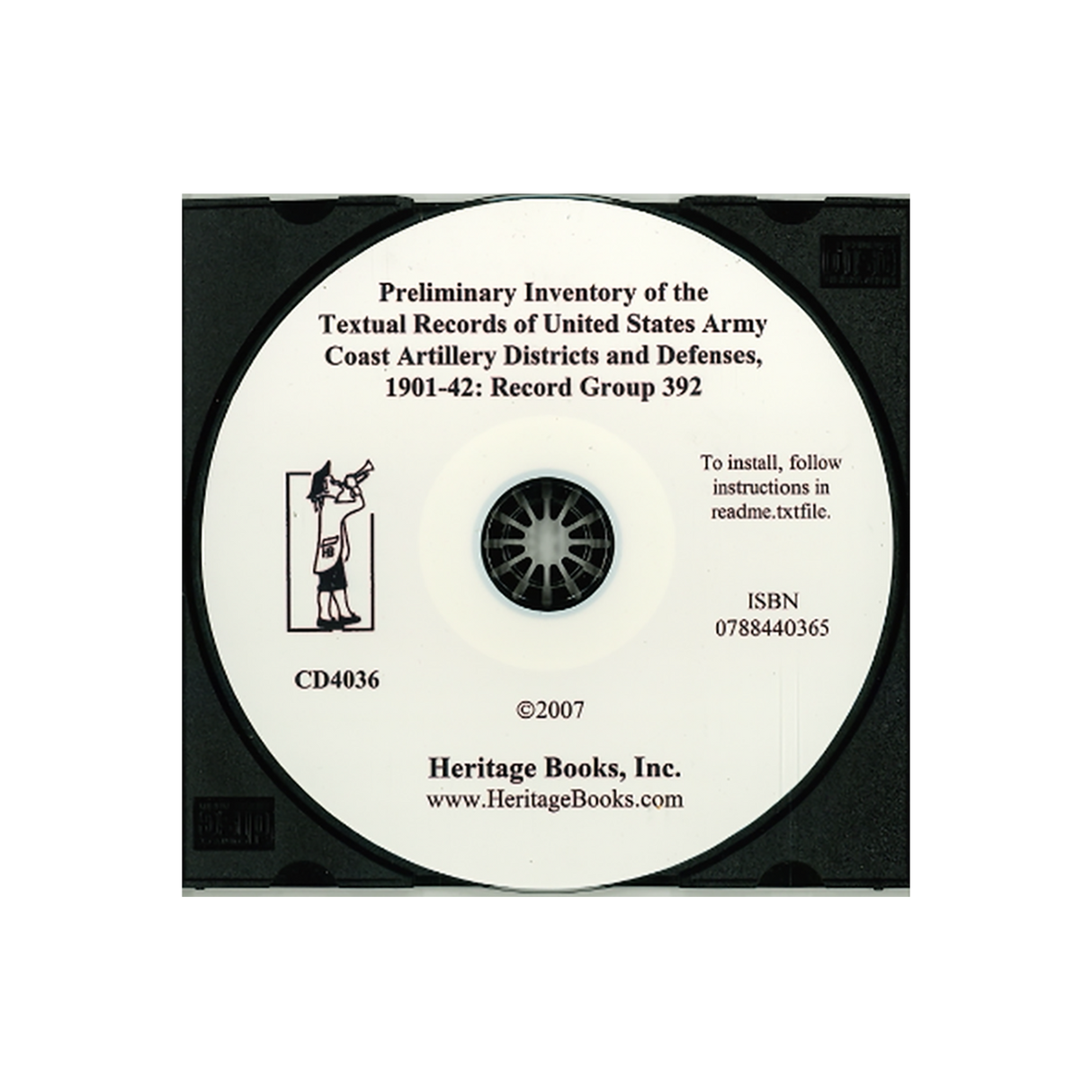 CD-Preliminary Inventory of the Textual Records of United States Army Coast Artillery Districts and Defenses, 1901-42, Record Group 392