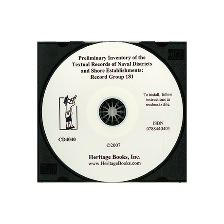 CD-Preliminary Inventory of the Textual Records of Naval Districts and Shore Establishments, Record Group 181