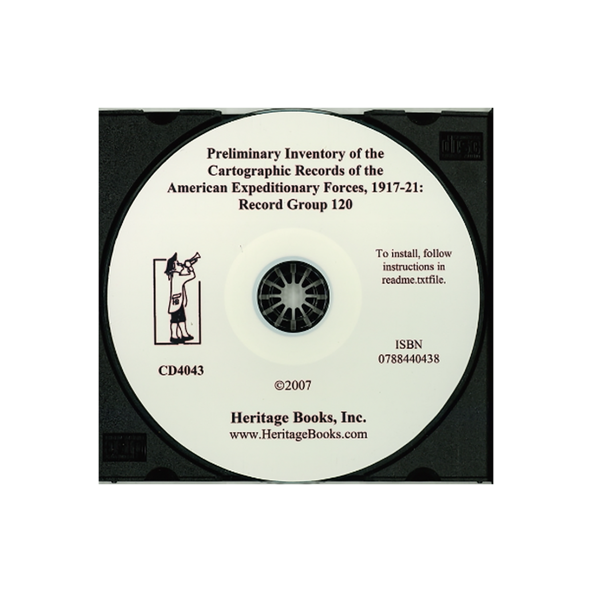 CD-Preliminary Inventory of the Cartographic Records of the American Expeditionary Forces, 1917-21, Record Group 120