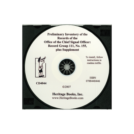 CD-Preliminary Inventory No. 155, plus Supplement, Records of the Office of the Chief Signal Officer, Record Group 111
