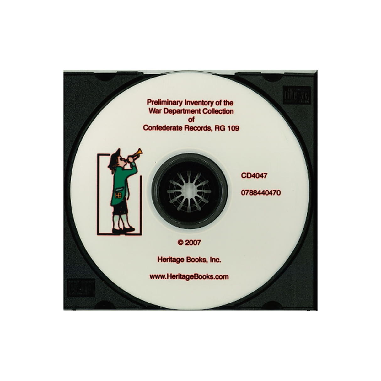 CD-Preliminary Inventory of the War Department Collection of Confederate Records, Record Group 109