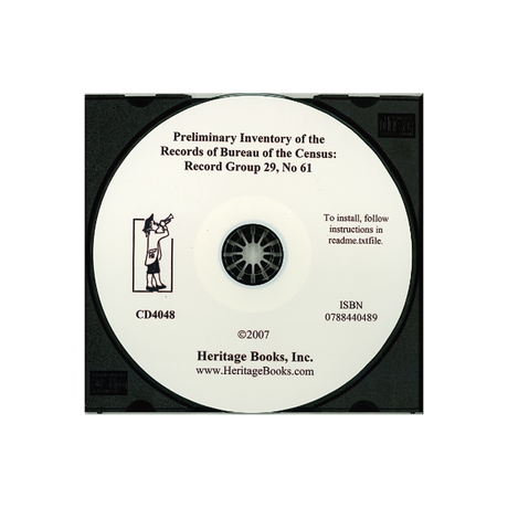 CD-Preliminary Inventory No. 161, Records of the Bureau of the Census, Record Group 29