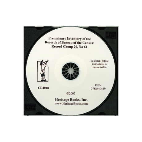 CD-Preliminary Inventory No. 161, Records of the Bureau of the Census, Record Group 29