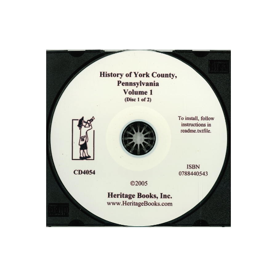 CD-History of York County, Pennsylvania, Disc 1