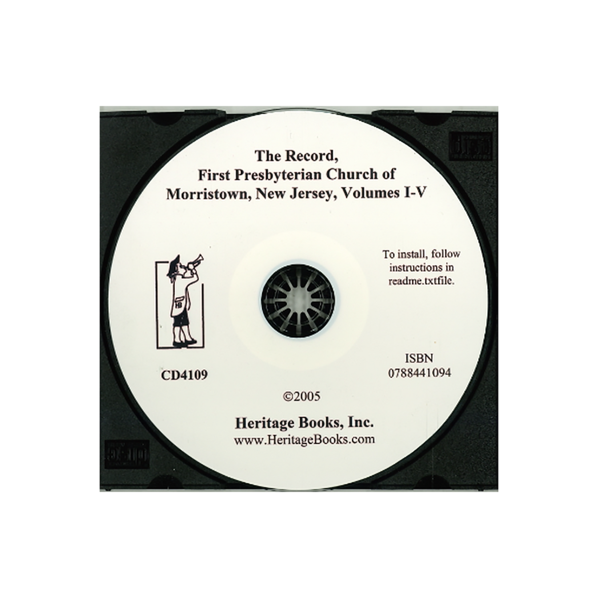 CD-The Record, First Presbyterian Church of Morristown, New Jersey Volumes I-V