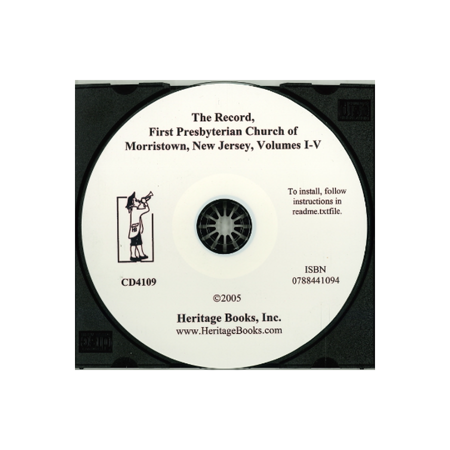 CD-The Record, First Presbyterian Church of Morristown, New Jersey Volumes I-V