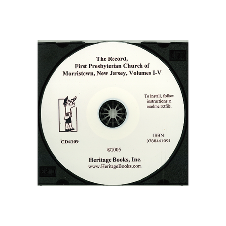 CD-The Record, First Presbyterian Church of Morristown, New Jersey Volumes I-V