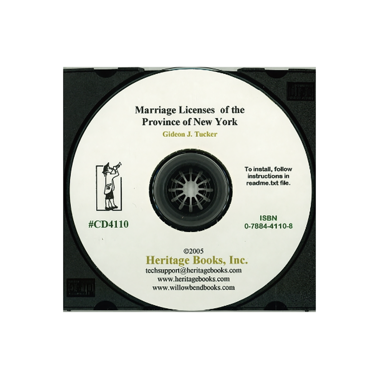 CD-Names of Persons of whom Marriage Licenses were issued by the Secretary of the Province of New York